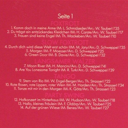 Strasser,Hugo & Tanz-Orch.: Tanzgala, Electrola(066-46 595), D, 1982 - LP - V5509 - 6,00 Euro