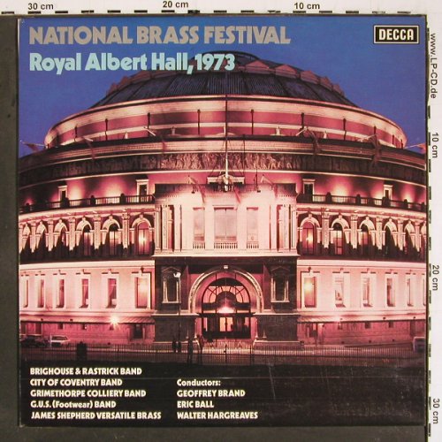 V.A.National Brass Festival 1973: Brighouse & Rastrick.. W.Hargreaves, Decca(SKL 5171), UK, 1973 - LP - V5530 - 7,50 Euro