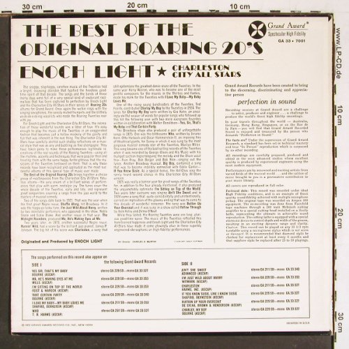 Light,Enoch  Charston City Allstars: The Best o.t. Original Roaring 20's, Grand Award(GA 33 7001), US, 1962 - LP - V5655 - 9,00 Euro
