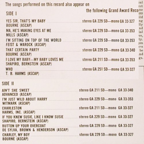 Light,Enoch  Charston City Allstars: The Best o.t. Original Roaring 20's, Grand Award(GA 33 7001), US, 1962 - LP - V5655 - 9,00 Euro