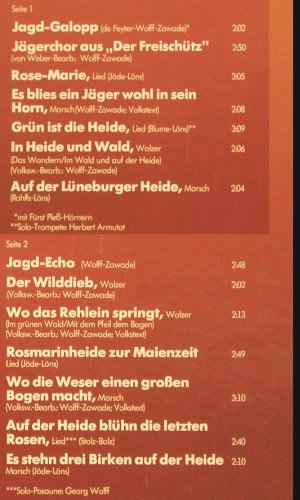 Wolff,Georg & Bückeburger Jäger: Gn ist die Heide (instrum.), Telefunken(6.23751 AO), D, 1979 - LP - V5696 - 7,50 Euro