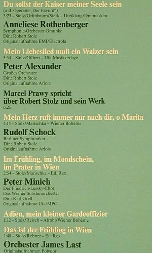 Stolz,Robert: Die Preisträger d.R.Stolz-Stiftung, SR(31 100), D, 1980 - LP - V5754 - 6,00 Euro