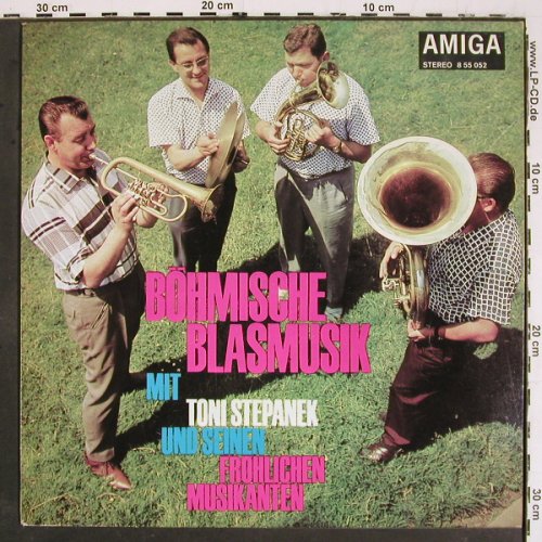 Stepanek,Toni & s.fröhli.Musikanten: Bhmische Blasmusik mit, Amiga(8 55 052), DDR, 1972 - LP - V5808 - 5,00 Euro