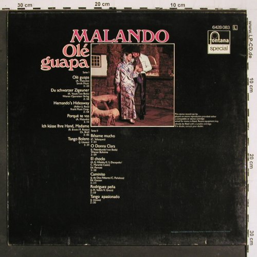 Malando: Ole' Guapa, Fontana special(6428 083 L), D,  - LP - V5837 - 7,50 Euro