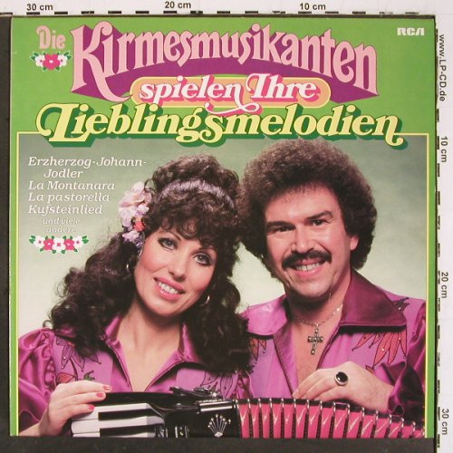 Kirmesmusikanten: spielen Ihre Lieblingsmelodien, RCA (PL 28446), D, 1981 Typ: LP Best.-Nr.: V5981 Preis: 5,00 Euro