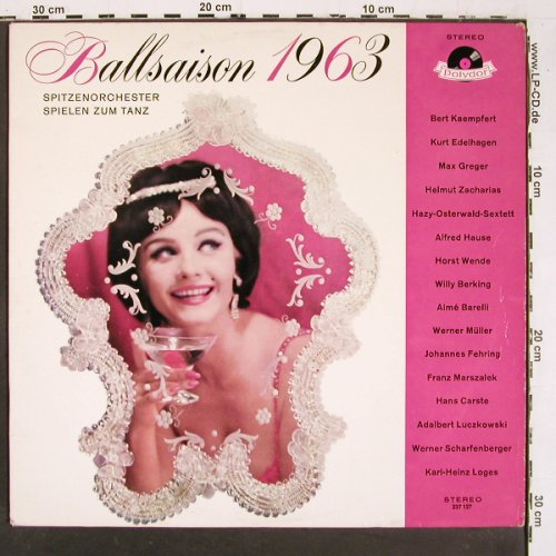 V.A.Ballsaison 1963: Spitzenorchester spielen zum Tanz, Polydor (237 127), D, 1962 Typ: LP Best.-Nr.: V6068 Preis: 6,00 Euro.