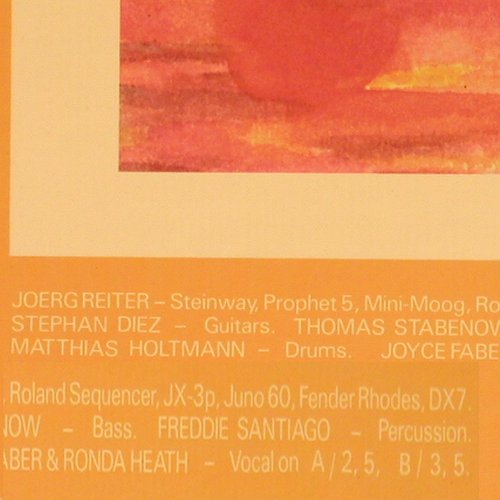 Reiter,Joerg & Band: Sunset Kisses, Intersound (ISST 162), D Typ: LP Best.-Nr.: V6159 Preis: 6,00 Euro.
