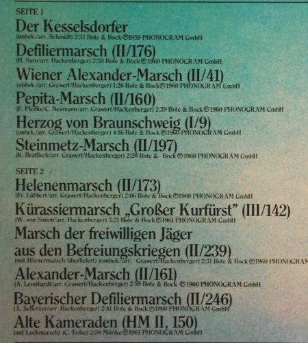 V.A.Aus grosser Zeit: 24 Berühmte deutsche Armeemärsche, Philips (6623 099), D Typ: 2LP Best.-Nr.: V6160 Preis: 9,00 Euro