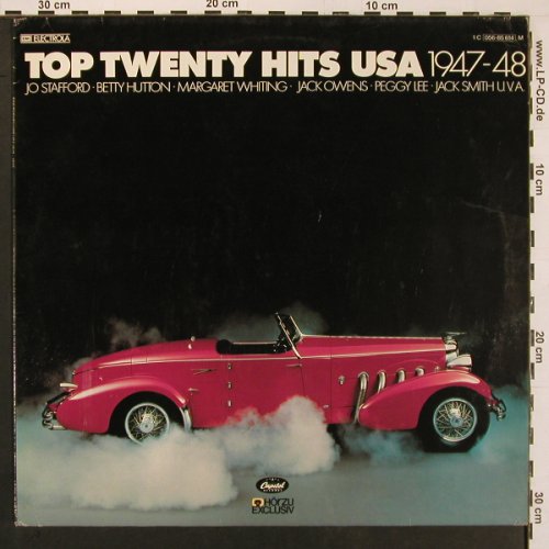V.A.Top Twenty Hits USA 1947-48: Andy Russell Margaret Whiting wOrch, Capitol (056-85 614), D, 16Tr., 1978 Typ: LP Best.-Nr.: V6449 Preis: 6,00 Euro.