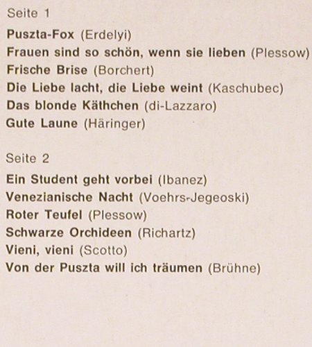 von Geczy,Barnabas: Originalaufn. e. unverg. K&uuml;nstlers, Kristall (C 046-28 538 M), D, Mono Typ: LP Best.-Nr.: V6526 Preis: 7,50 Euro.