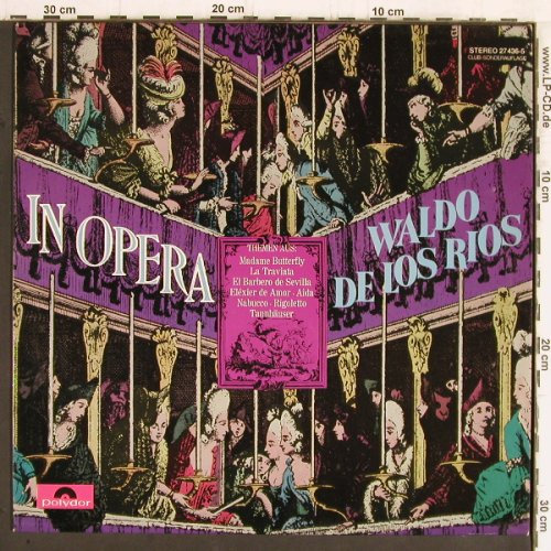 De Los Rios,Waldo: In Opera, Club-Ed., Polydor (27 436-5), D, 1973 Typ: LP Best.-Nr.: V6986 Preis: 6,00 Euro.