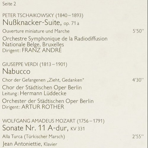 V.A.Schatzk&auml;stlein ber&uuml;hmter: Melodien III, Telefunken (6.41343 AG), D,Ri(1963) Typ: LP Best.-Nr.: V7035 Preis: 5,00 Euro.