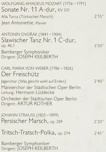 V.A.Schatzk&auml;stlein ber&uuml;hmter: Melodien III, Telefunken (6.41343 AG), D,Ri(1963) Typ: LP Best.-Nr.: V7035 Preis: 5,00 Euro.