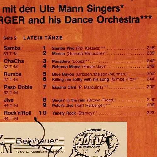V.A.Das Welt-Tanzprogramm: Paul Kuhn&Ute MannS.,Rudi Bohn..., Con Disc(1010), D,  - LP - V7538 - 7,50 Euro