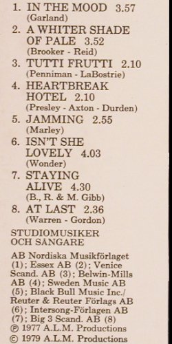 V.A.Dance - Studiomusiker och Sanga: Jack Parnell & his Orchestra, Bra Musik (BM 3-6020), S, 1979 Typ: LP Best.-Nr.: Y303 Preis: 5,00 Euro.